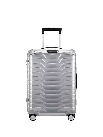 SAMSONITE | Trolley PROXIS ALU Spinner 55 graphite apricot | silber